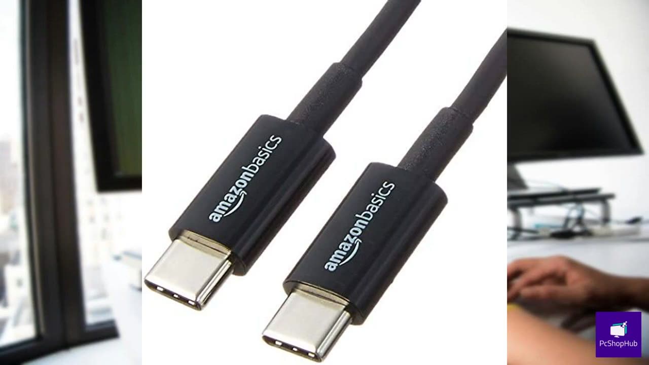 Amazon Basics USB-C to USB-C 2.0 Fast Charger Cable