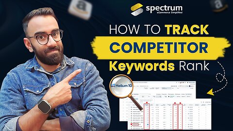 How to Track Amazon Keyword Rankings Using Helium 10’s Keyword Tracker | Boost Sales #ranking