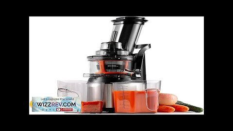 Ventray Cold Press Juicer Slow Masticating Juicer Machine with 3-inch Large Feed Review