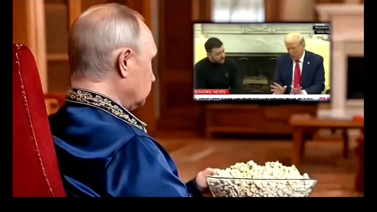 Putin Watching the movie 🍿🎥 play out on the world stage