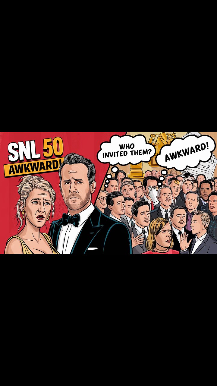 Blake & Ryan were Avoided at SNL 50 Anniversary by Hollywood! #snl #shorts #ryanreynolds #hollywood