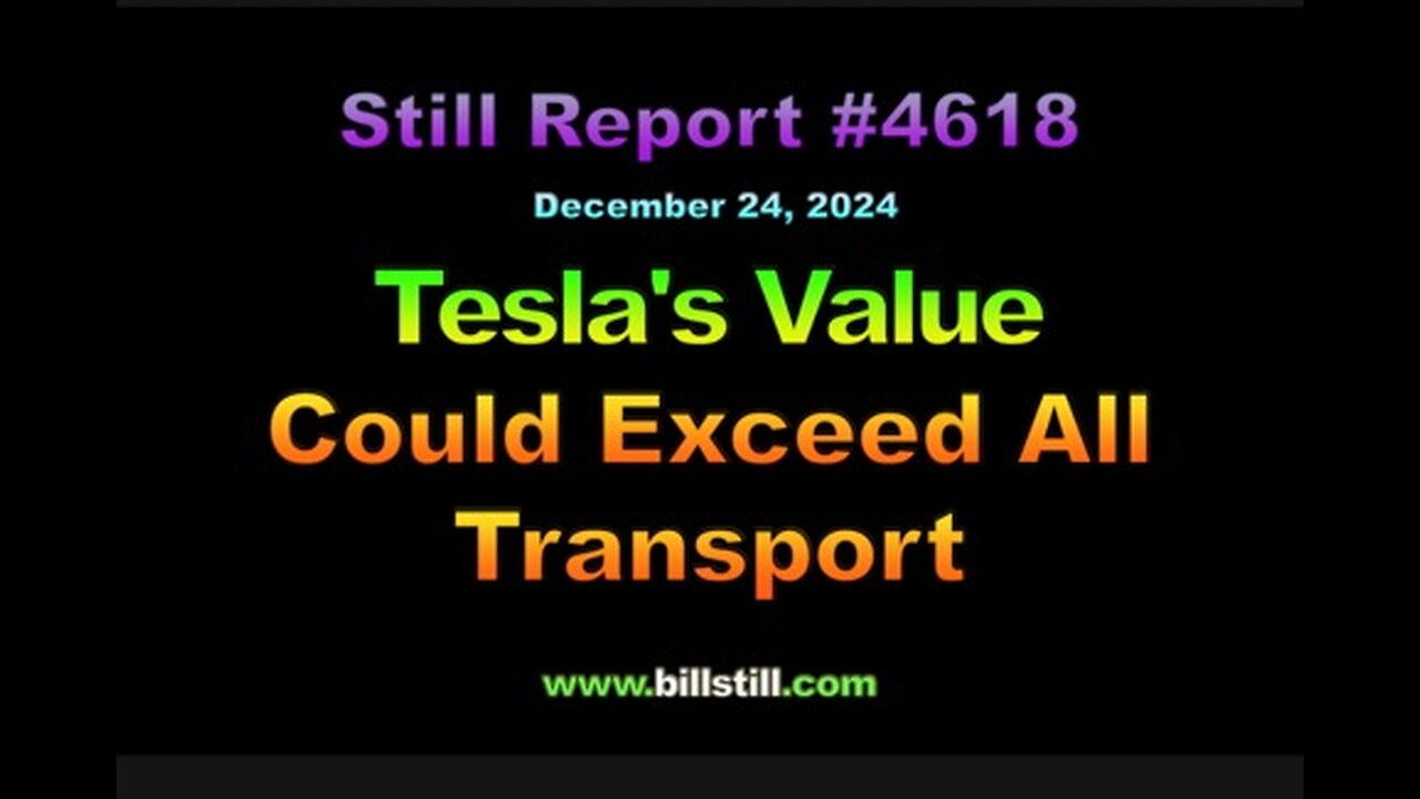 Tesla's Value Could Exceed All Transport, 4618