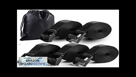 5Pack Cam Buckle Tie Down Straps 1" x 4 ft Heavy Duty Review