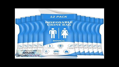 DIBBATU Disposable Urine Bag12 PCS 800ML for Travel Emergency Portable Pee Bag Review