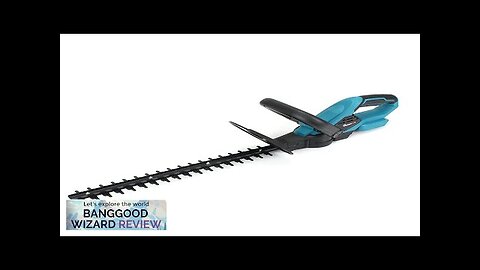 1400W 6000rpm 510mm Blade Wireless Hedge Trimmer electric hedgerow machine trimming Tool Review