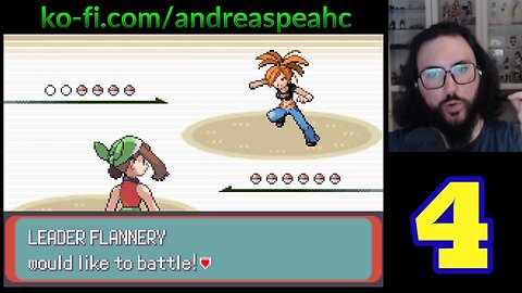 Let's Play! Pokémon Emerald Legacy part 4 PASSION BURN FLANNERY!!!