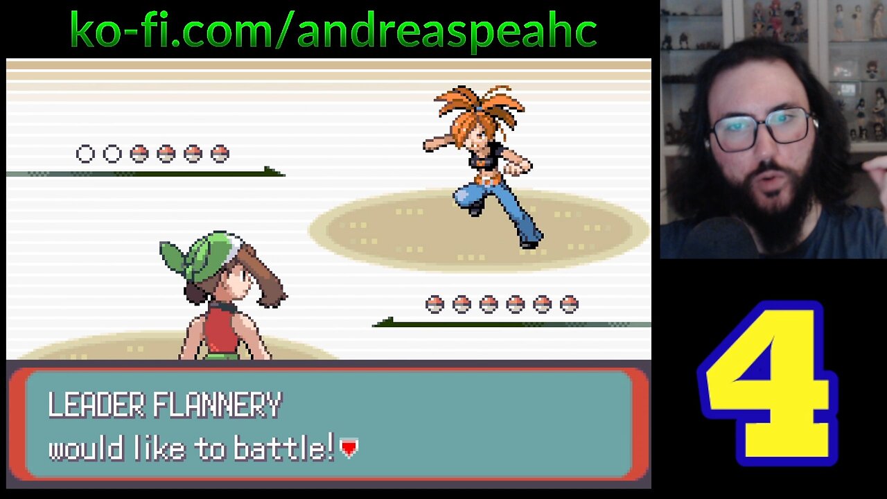 Let's Play! Pokémon Emerald Legacy part 4 PASSION BURN FLANNERY!!!