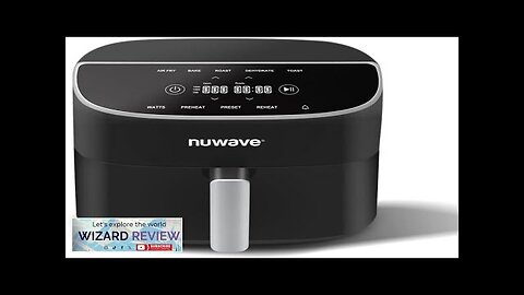 Nuwave 8QT Brio Air Fryer Plus Black Digital LED Touch Screen Review