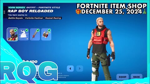 EMINEM IS BACK FOR CHRISTMAS… FORTNITE ITEM SHOP (December 25, 2024)