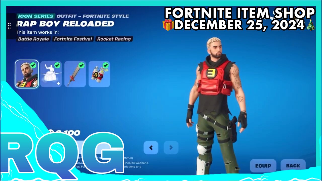 EMINEM IS BACK FOR CHRISTMAS… FORTNITE ITEM SHOP (December 25, 2024)