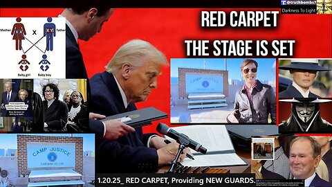 1/21/2025 RED CARPET, Providing NEW GUARDS for the Future Security of our NEW NATION, PRAY!