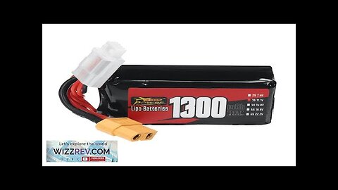 ZOP Power 3S 11.1V 1300mAh 30C 14.43Wh LiPo Battery XT60 Plug Review