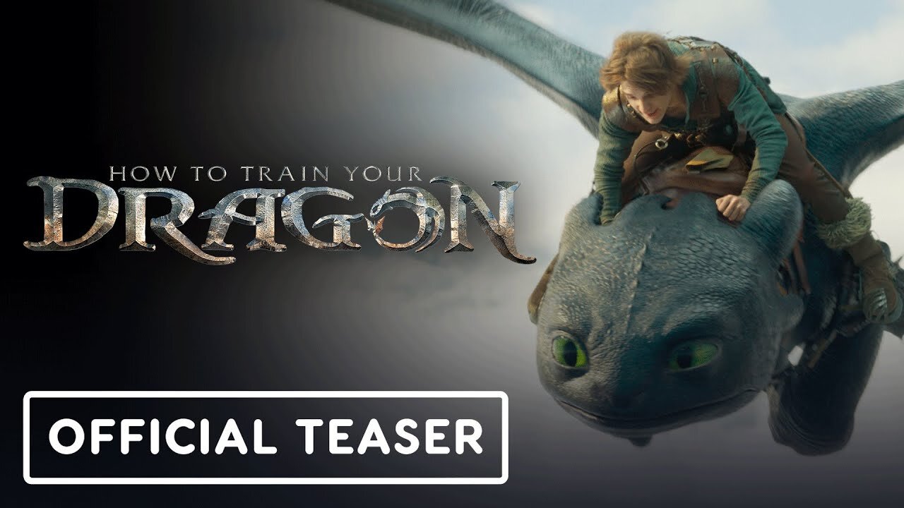 How To Train Your Dragon - Official Big Game Teaser Trailer (2025) Mason Thames, Nico Parker