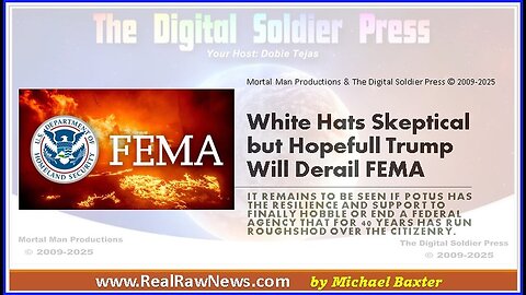 White Hats Skeptical But Hopefull Trump Will Derail Fema - Feb 12