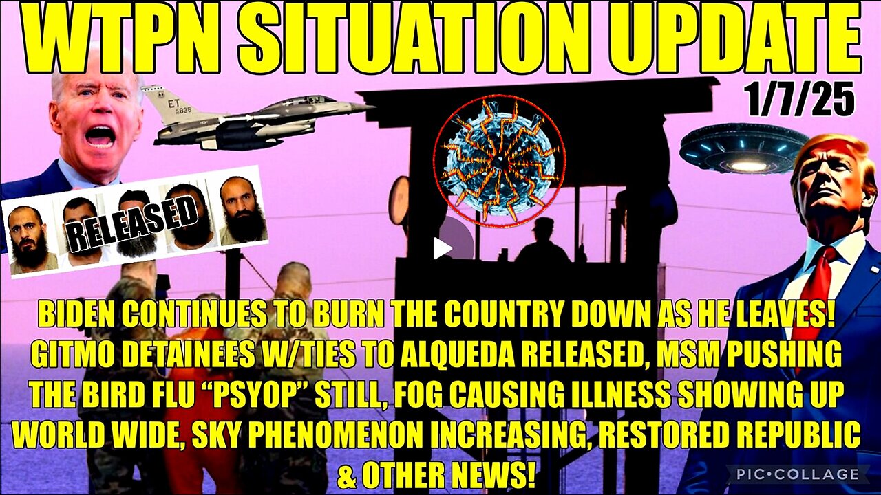 WTPN SIT/UP: Gitmo detainees, Bird Flu psyop, Greenland, Poison fog, drones, Gates.