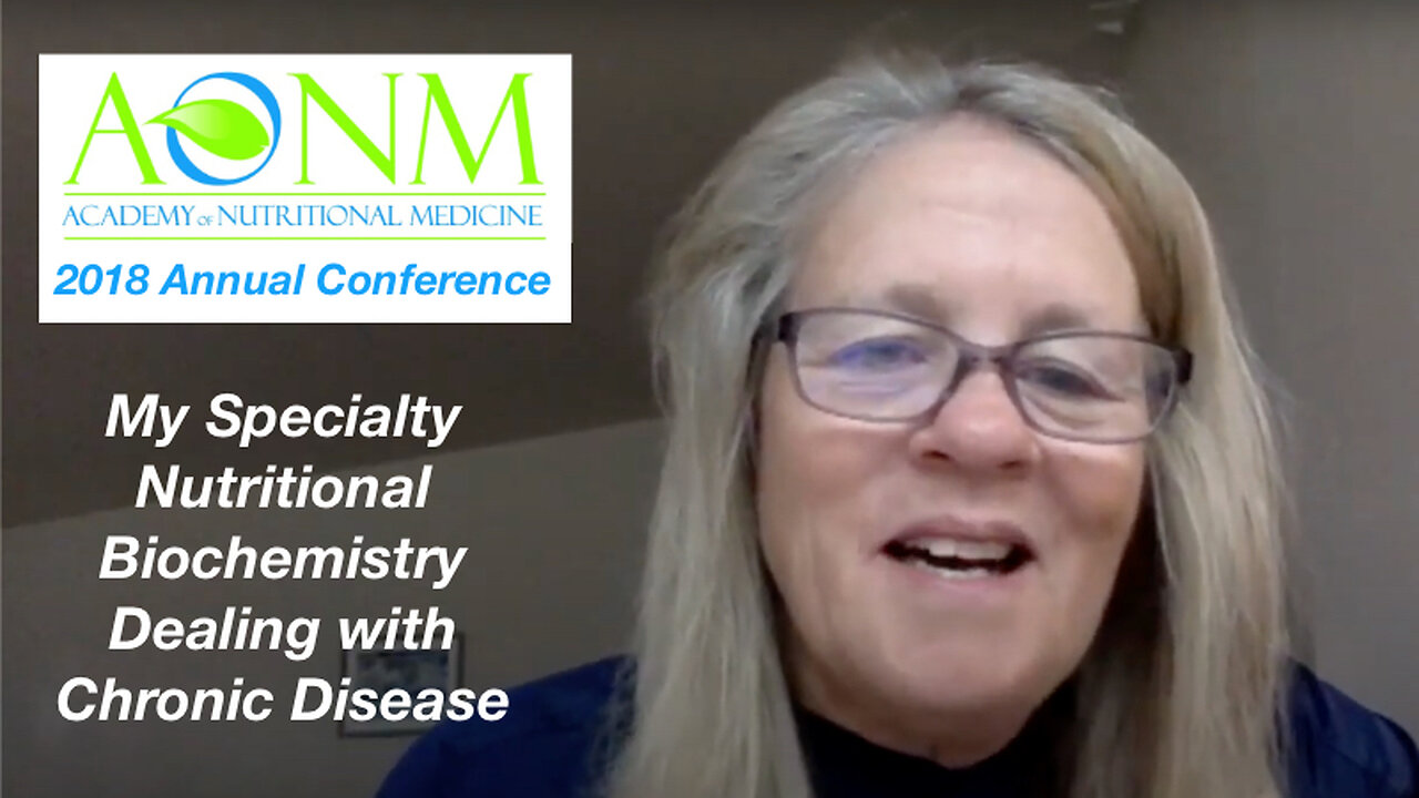 My Specialty Nutritional Biochemistry Dealing with Chronic Disease