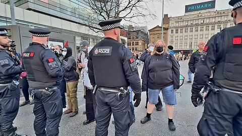 Pro Hamas/Commies Attack Rally and Get Personal at Jewish Vigil