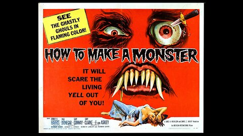 HOW TO MAKE A MONSTER (1958) movie trailer