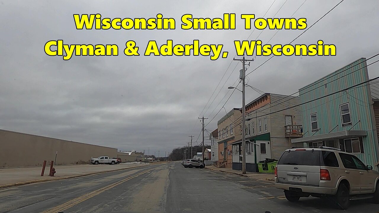 Wisconsin Small Towns, Clyman & Aderley, Wisconsin.