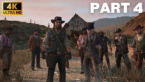 RED DEAD REDEMPTION Gameplay Walkthrough Part 2 4K 60FPS PC ULTRA - No Commentary