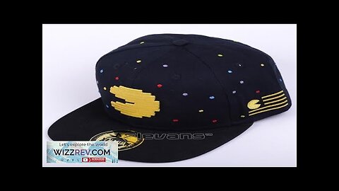 Pacman Symbol All Black Streetstyle Snapback Baseball Hat Cap Review