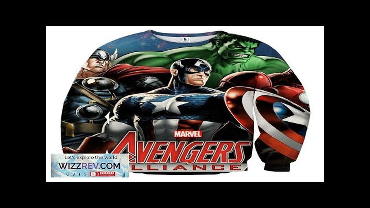 Marvel The Avengers Captain America Dope 3D Print Sweatshirt Review