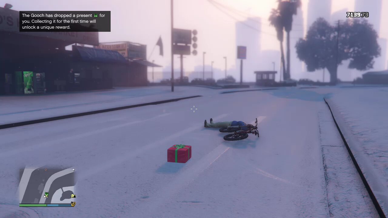 running over the gooch