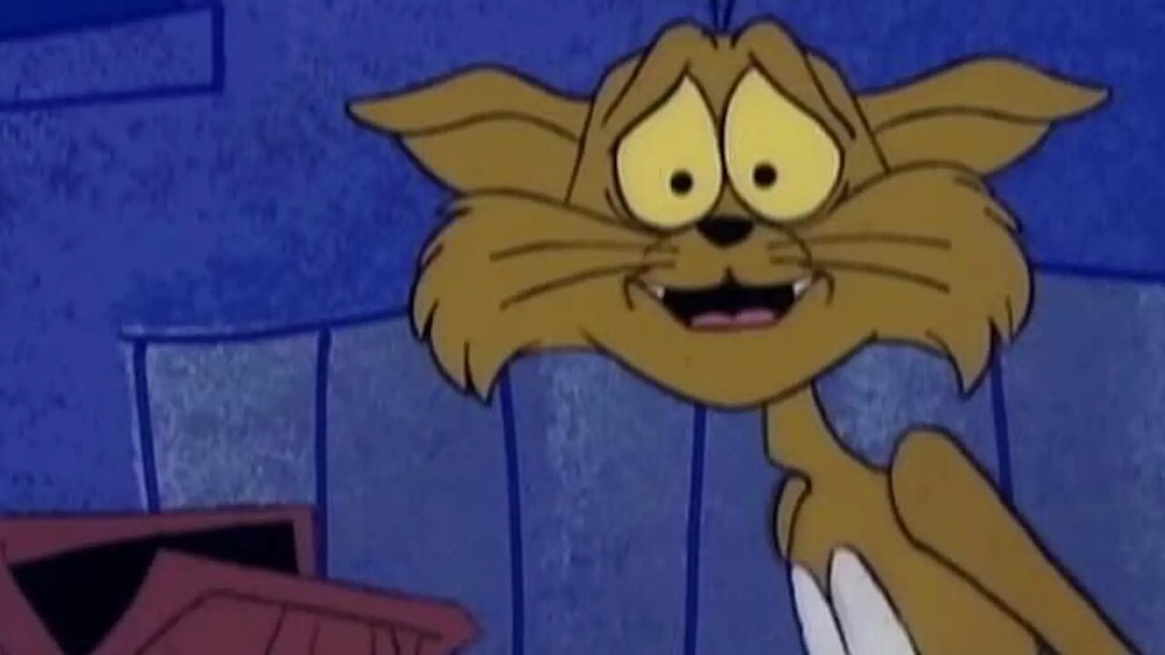 Fraidy Cat ( Cupid the Cat ) Cartoon Short 1975