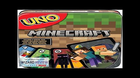 Mattel Games UNO Minecraft Card Game for Family Night with Minecraft-themed Graphics Review