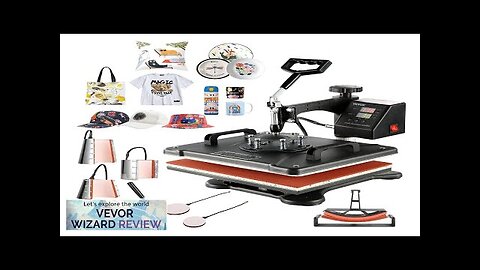 8 in 1 Digital Transfer Sublimation Heat Press Machine T-Shirt Mug Hat Review