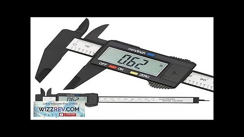 150mm 100mm Electronic Digital Caliper Carbon Fiber Dial Vernier Caliper Gauge Micrometer Review