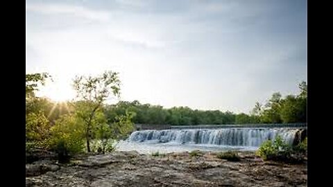 Tri State Marker and Grand Falls, Missouri