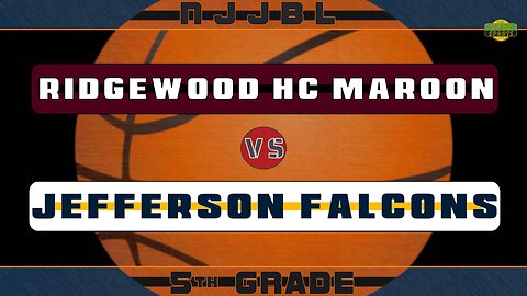 BASKETBALL | 🔥 Ridgewood Hoops Club Maroons vs. Jefferson Falcons | A Tough Road Battle! 🏀