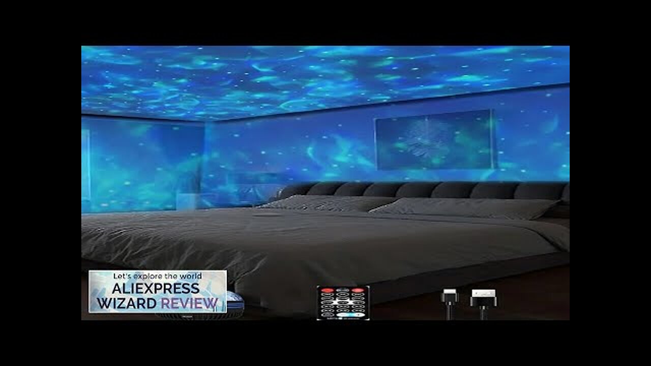 1pc Star Projector Galaxy Projector Water Ocean Wave Projector For Bedroom Night Review