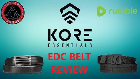 KORE ESSENTIALS EDC Belt Review