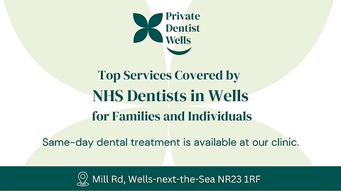 Looking for an NHS Dentist in Wells? Register Today!