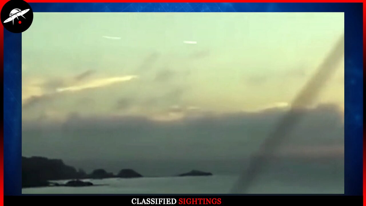 Two Cigar-shaped UFOs Filmed over Chile