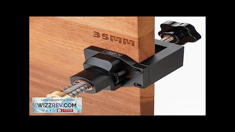 Aluminum Alloy 35mm Hinge Jig with Clamp Forsnter Drill Bit Drilling Guide Review