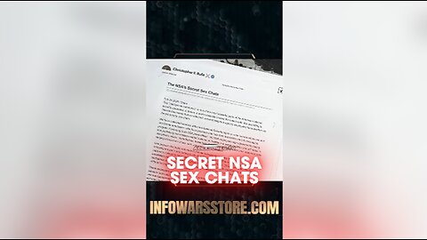 Alex Jones: Male NSA Agents 'Love The Feeling of Penetration' & 'Eating Crap' - 2/24/25