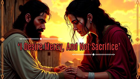 Mercy Over Sacrifice: Understanding the Nature of God and Christ