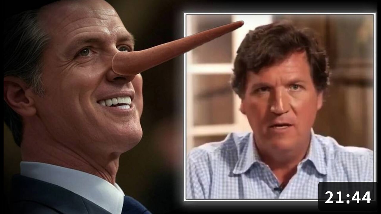 🛑📣 POWERFUL: Tucker Carlson Exposes Newsom as Soulless Servant Of Satan