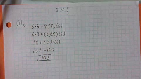 Saxon Algebra 1 Lesson 11 (a)