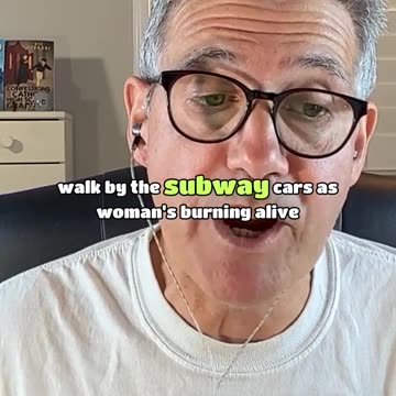 NYPD police watch as woman burns alive