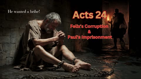 Bible Podcast - Acts 24 PAUL VS. FELIX - THE TRIAL THAT SHOCKED THE EMPIRE!