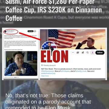 Fact Check: Parody Account Claimed Pentagon Spent $600 Million On Sushi