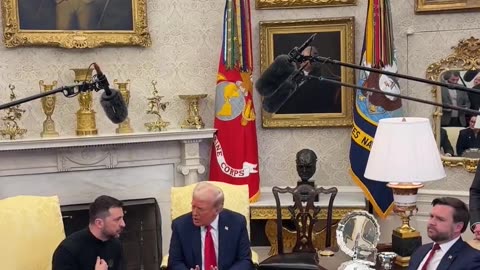 THE FULL VIDEO: President Trump & Zelensky's meting today.