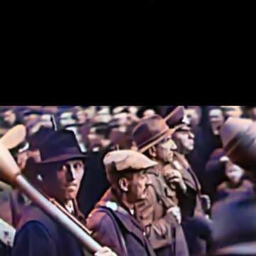 German Volkssturm last of Berlin's defenses1945 stand #Colourized footage 🇩🇪 🛡️ 🎥