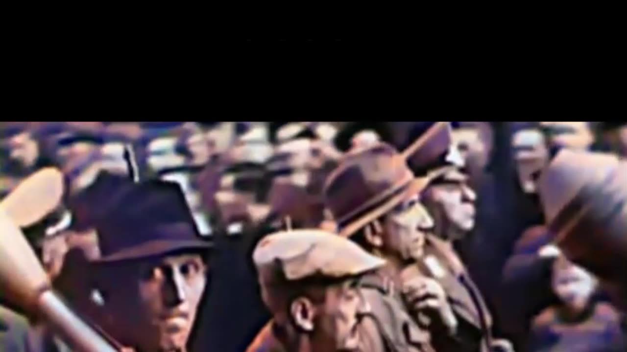 German Volkssturm last of Berlin's defenses1945 stand #Colourized footage 🇩🇪 🛡️ 🎥