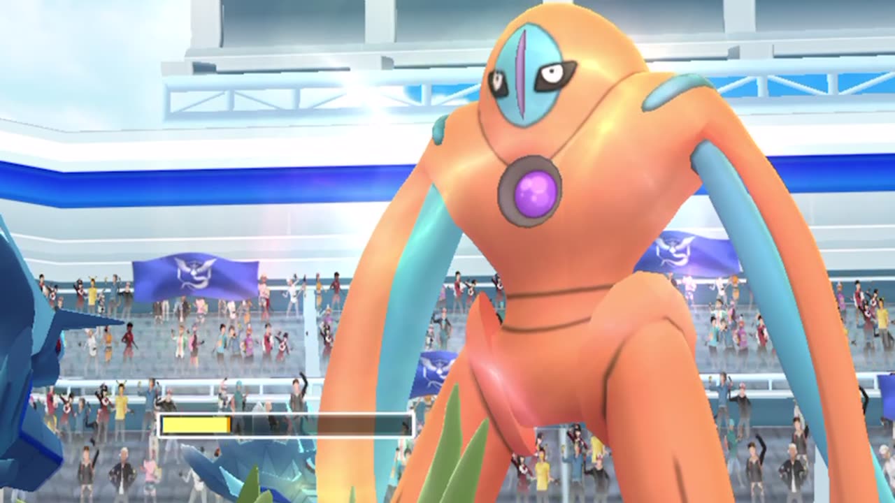 Pokémon Go: Defense Forme Deoxys Five-Star Raid Gameplay