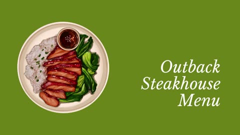 Outback Steakhouse Menu